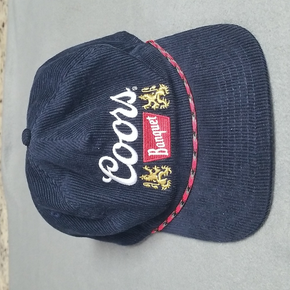 Mad Engine Coors Banquet Men Cap..Color Navy Blue..like New!!